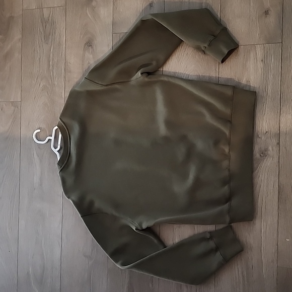 BNWOT Maison Kitsuné Green Flowers Sweatshirt - Picture 4 of 4